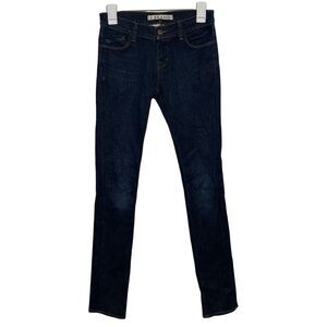 J Brand Dark Wash Mid Rise Slim Straight Leg Jeans